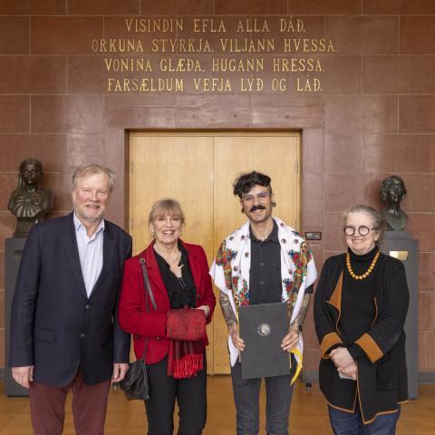 Þórhallur Eyþórsson, Hólmfríðar Garðarsdóttur, Hasan Karakilinc og Ólöf Garðarsdóttir.